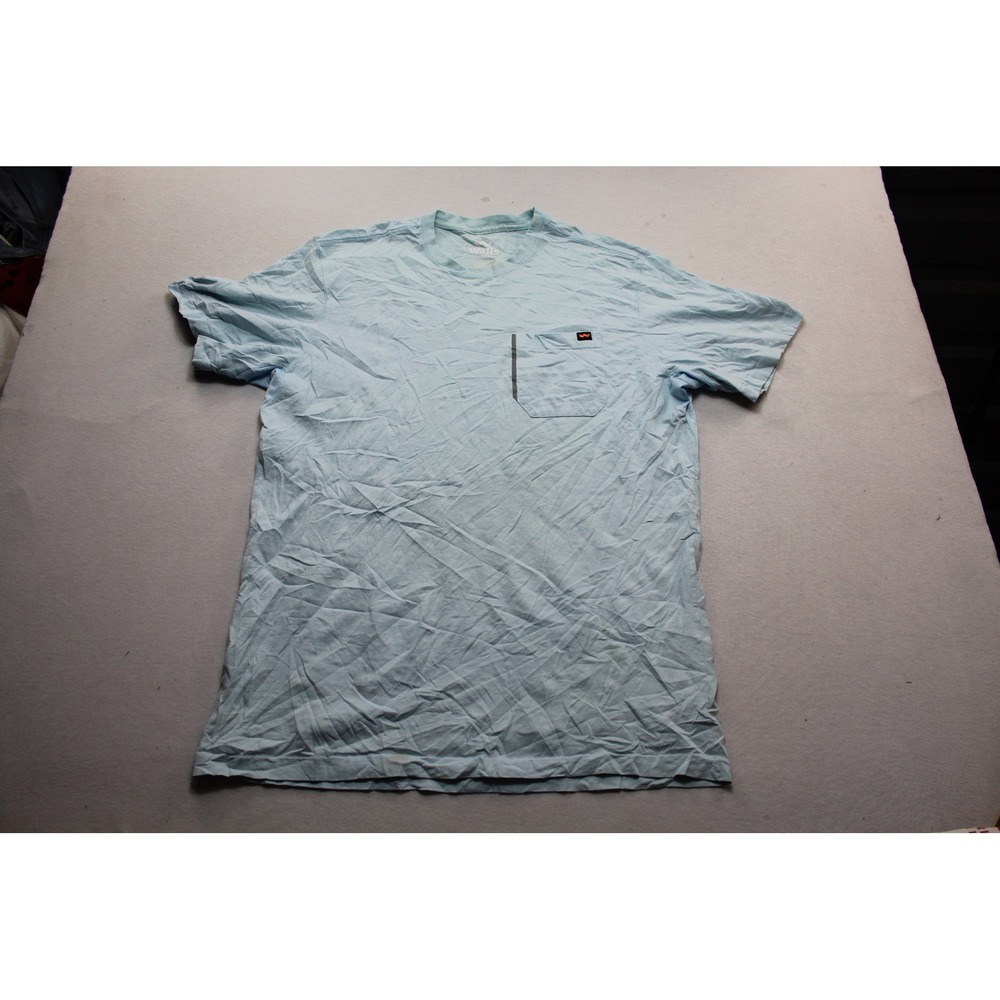 Walls Pocket T-Shirt Mens Extra Large Blue Good Short Sleeve Mesh Utility Tee